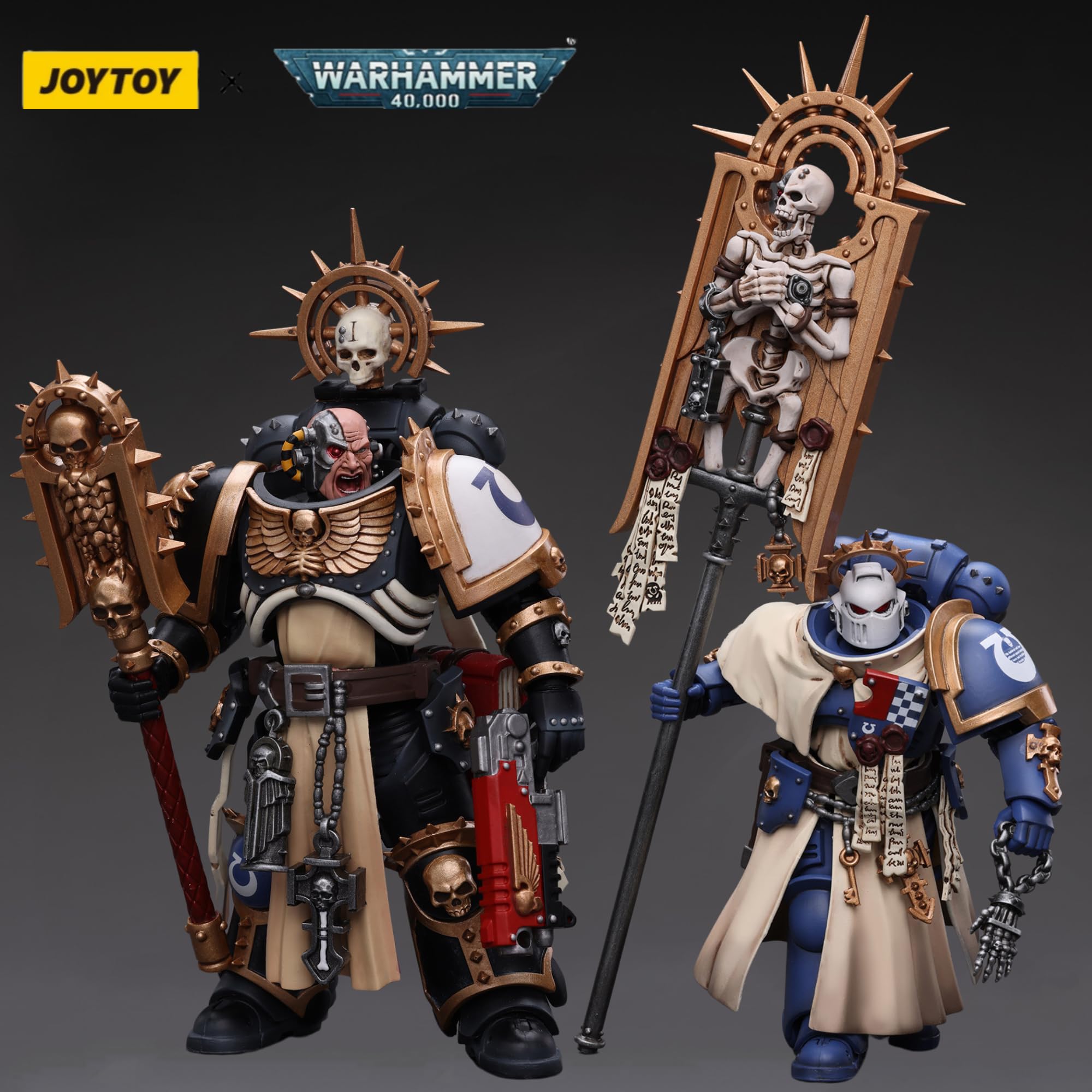 JOYTOY 1/18 Warhammer 40k 2PCS Action Figure Ultramarines