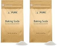 Vista 6 de Ingredientes Originales Puros Bicarbonato de Sodio (Soda para Hornear) (4 oz) Siempre Puro, Sin Rellenos Ni Aditivos, Envase Ecológico