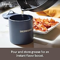 Vista 4 de Ayesha Curry Ceramics - Tarro de grasa de tocino, 21 onzas, ancla