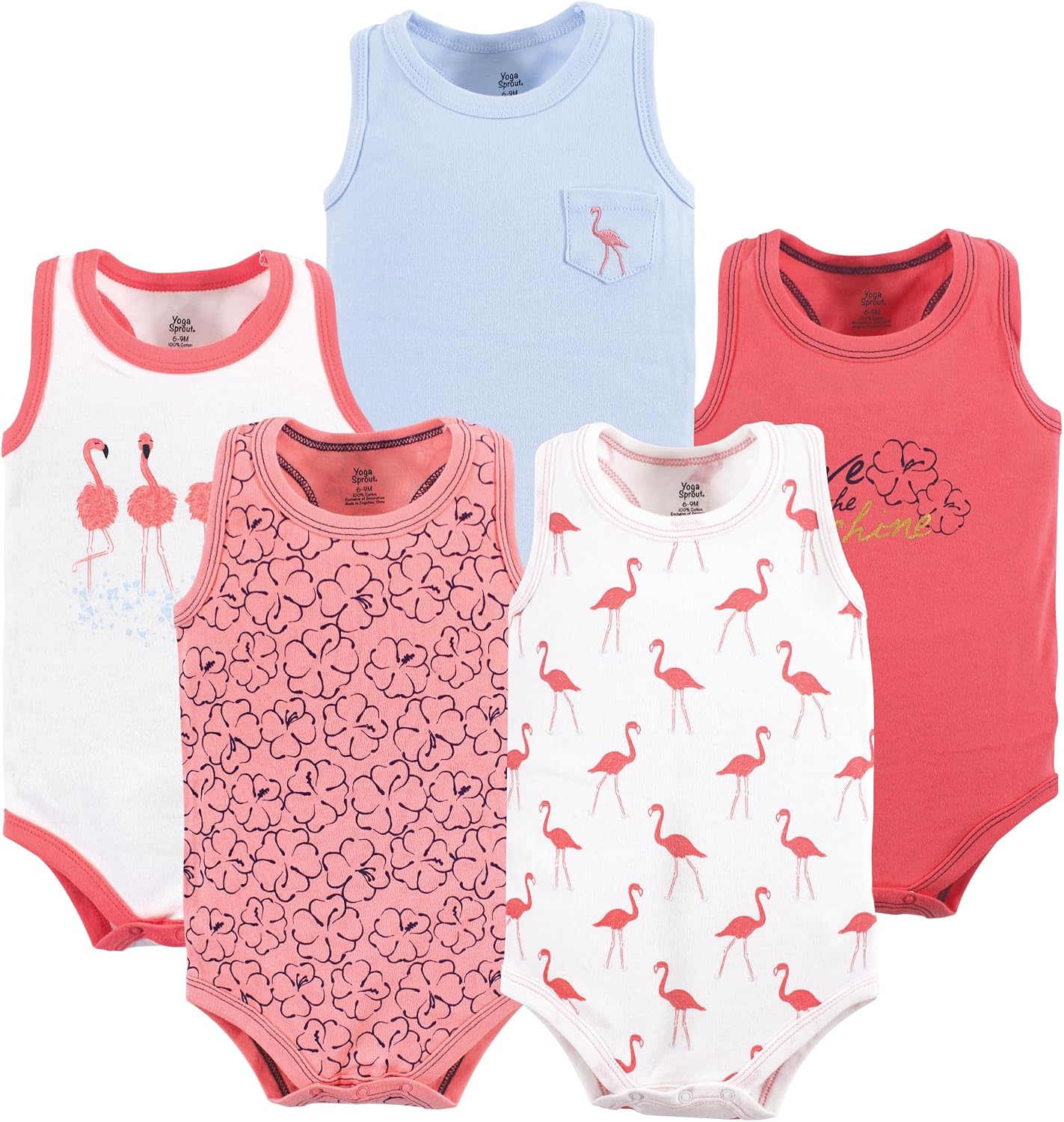 Luvable Friends Hudson Baby Sleeveless Bodysuits