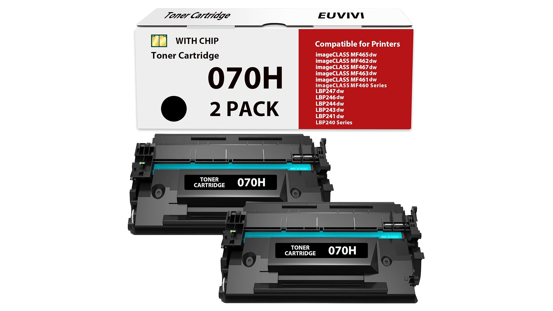 Amazon.com: 070H Toner Cartridge 070 CRG-070 Black Toner High