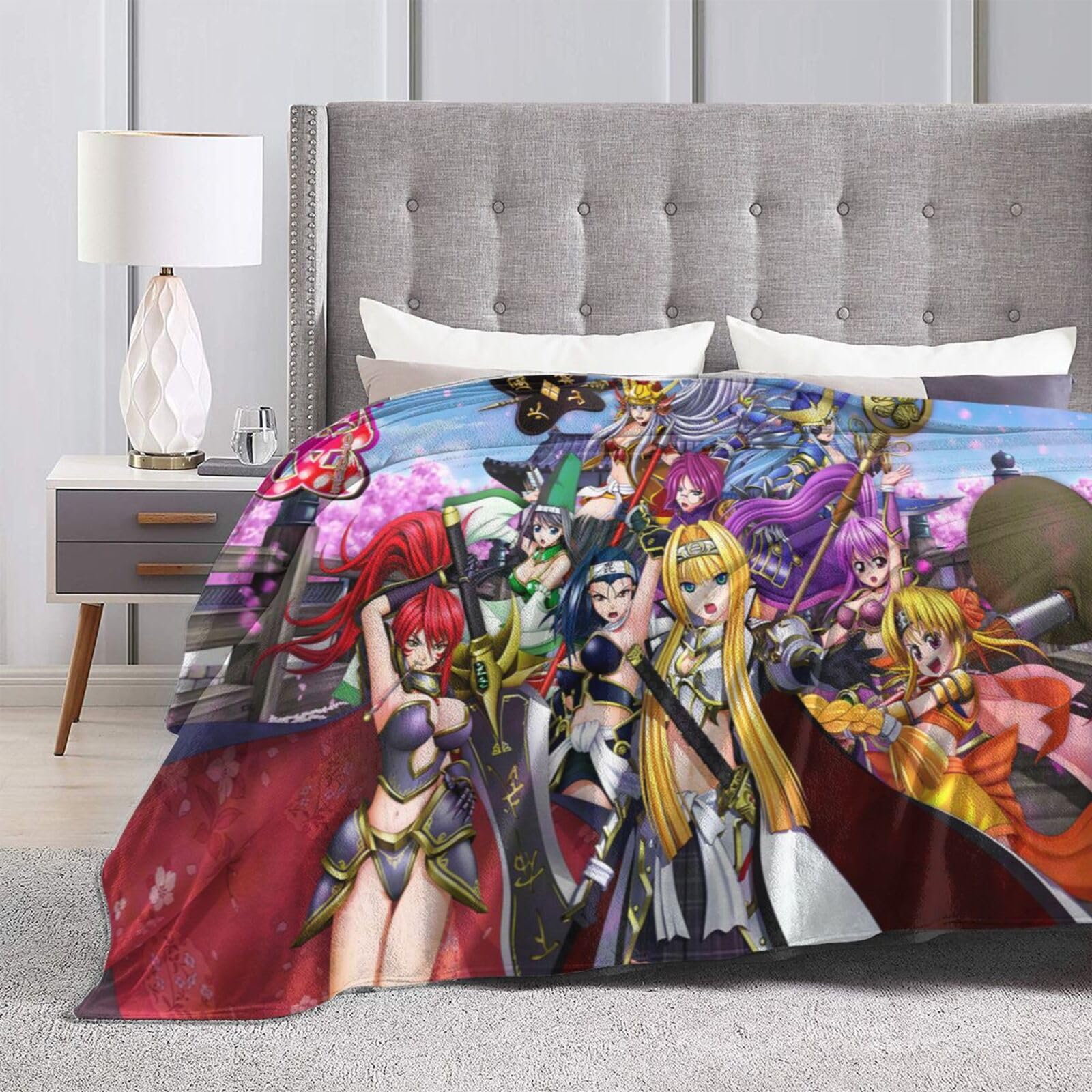 Amazon｜戦国乙女 ブランケット フランネル 多機能フランネル ライト