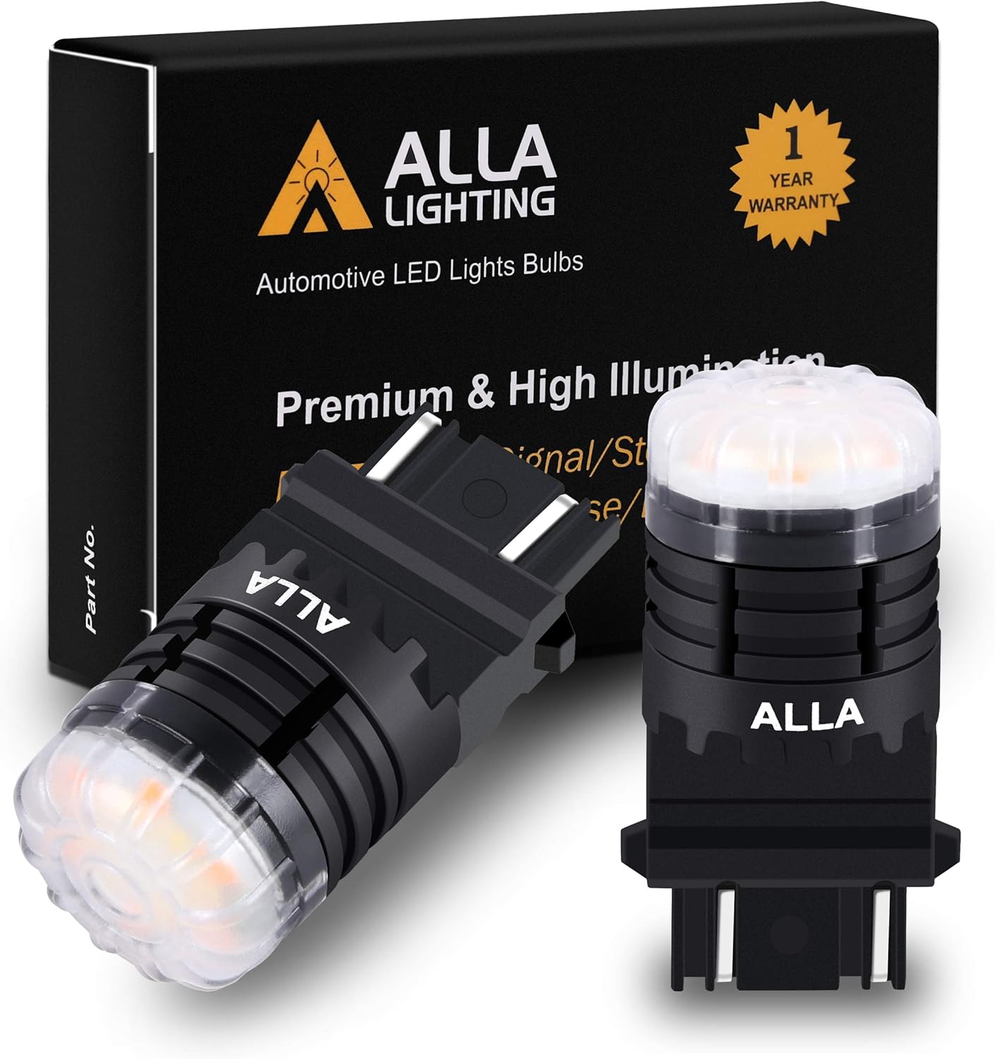 Alla Lighting 3457 3157 Switchback Bulbs LED Turn Signal