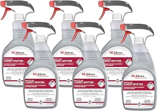 SC Johnson Professional Ready-To-Use Carpet Spotter, Carpet Stain Remover, 32 fl. oz., 6 Count, for Professional Use Only