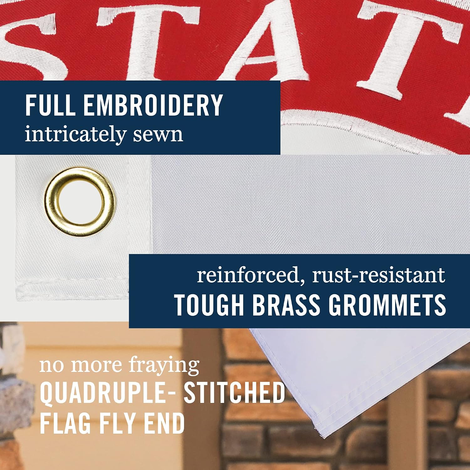 Army Flag 3x5 ft - US Army Flag Double Sided Outdoor Heavy Duty - Garden Lawn Yard Flag, High-Performance 210D Nylon for High Winds - Vibrant Blue War Office Seal - 1775 Flag - Brass Grommets