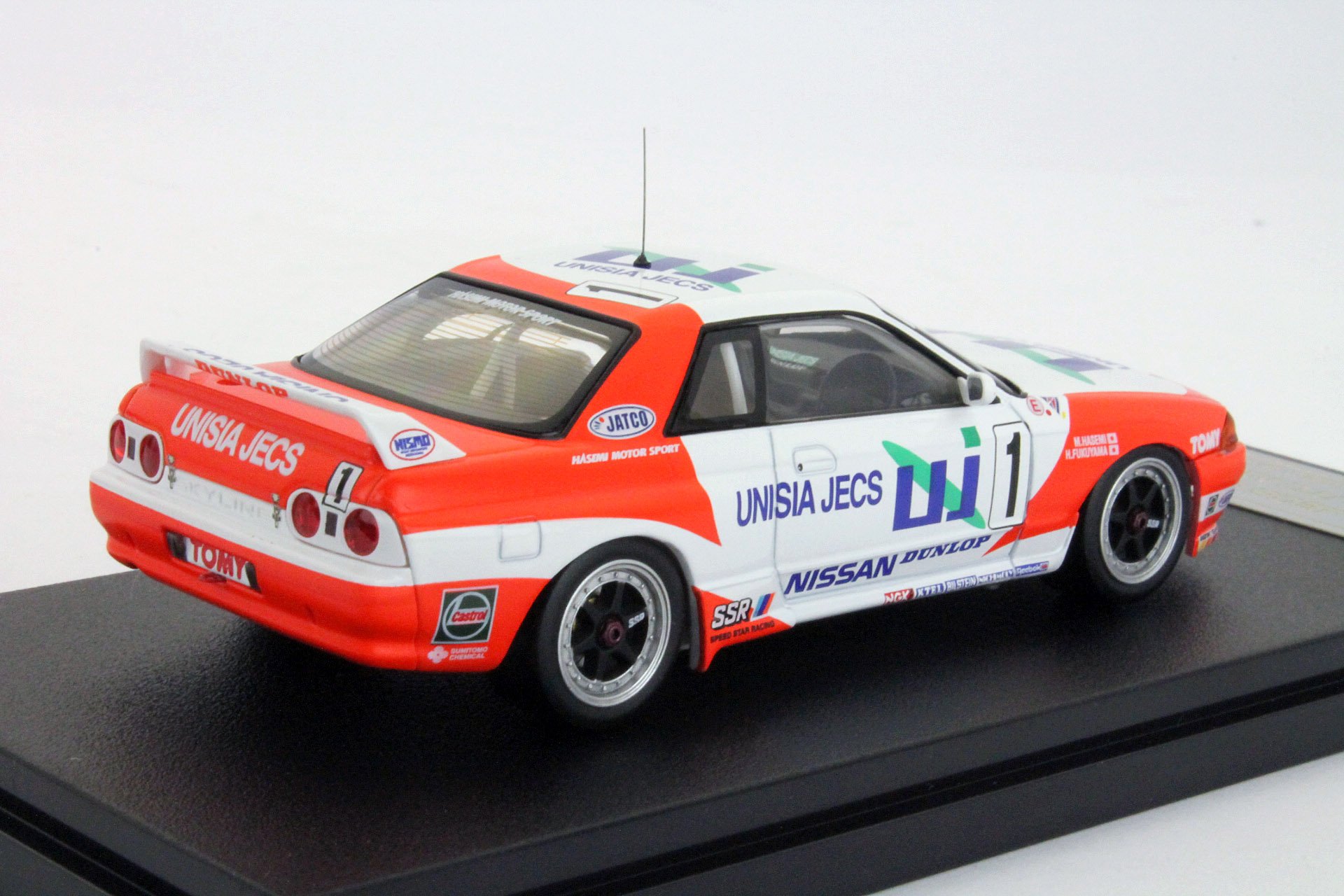 hpi 1/43 UNISIA JECS Skyline GT-R No1 1993 JTC Mine (japan import