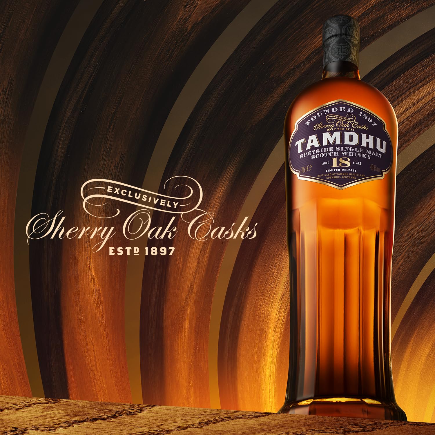 Tamdhu 18 Year Old | 70cl 46.8% ABV | Speyside Single Malt Scotch