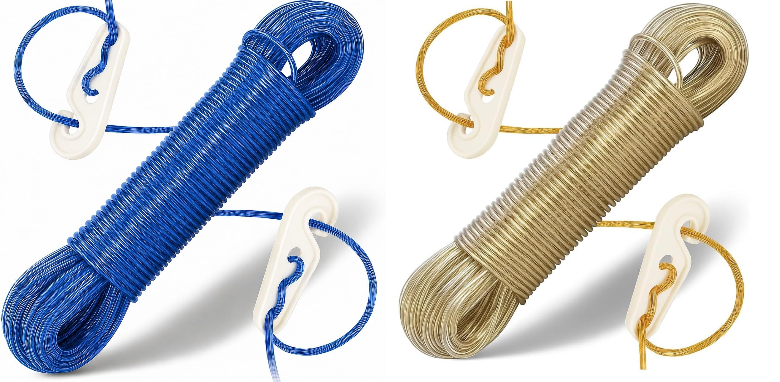 Gadget Deals 20m PVC Coated Steel Wire- Cloth Rope for Drying Clothes | Cloth Rope | clothrope for Balcony |Clothesline Ropes| kapde sukhane ki rassi-image-38