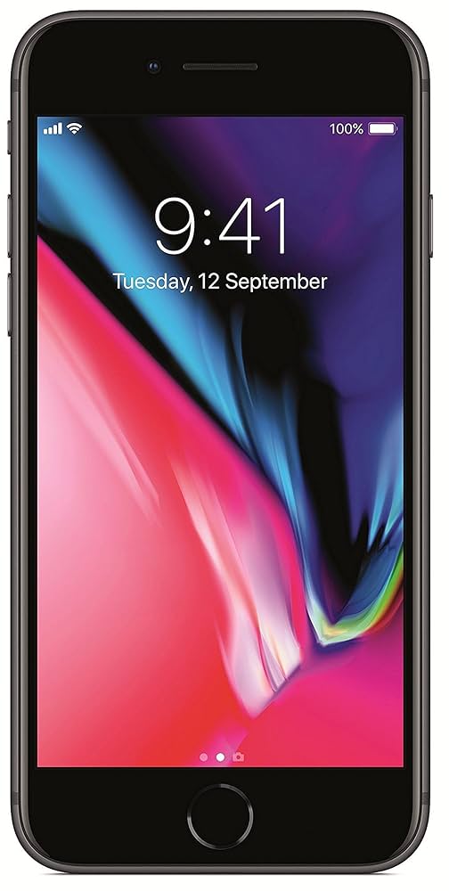iPhone8 ブラック 64GB Apple iPhone 8 (Space Grey, 64GB) with 70% Jio Buyback Offer