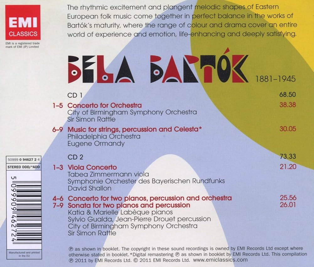 Amazon.co.jp: Bartok: 20th Century Classics: ミュージック