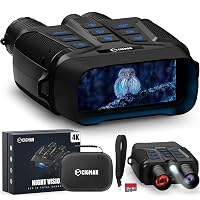 Visore Notturno, CIGMAN 4K Binocolo Visore Notturno con Portata di 600M