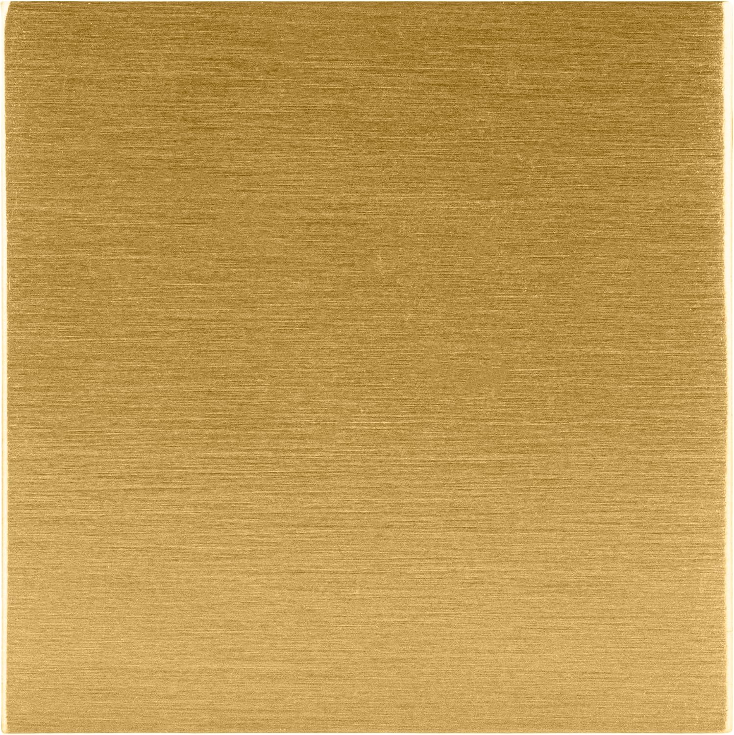 C.R. LAURENCE SGCU1SB CRL Satin Brass Square Style Notch-in-Glass Fixed Panel U-Clamp