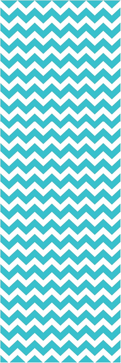 Get Special Price Appliance Art Deluxe School Locker Magnetic Wallpaper | Decorative | Magnetic Vinyl for Instant Update | Trimmable | Easy Install, Remove & Reuse | Set of 4 Sheets | Chevron Blue