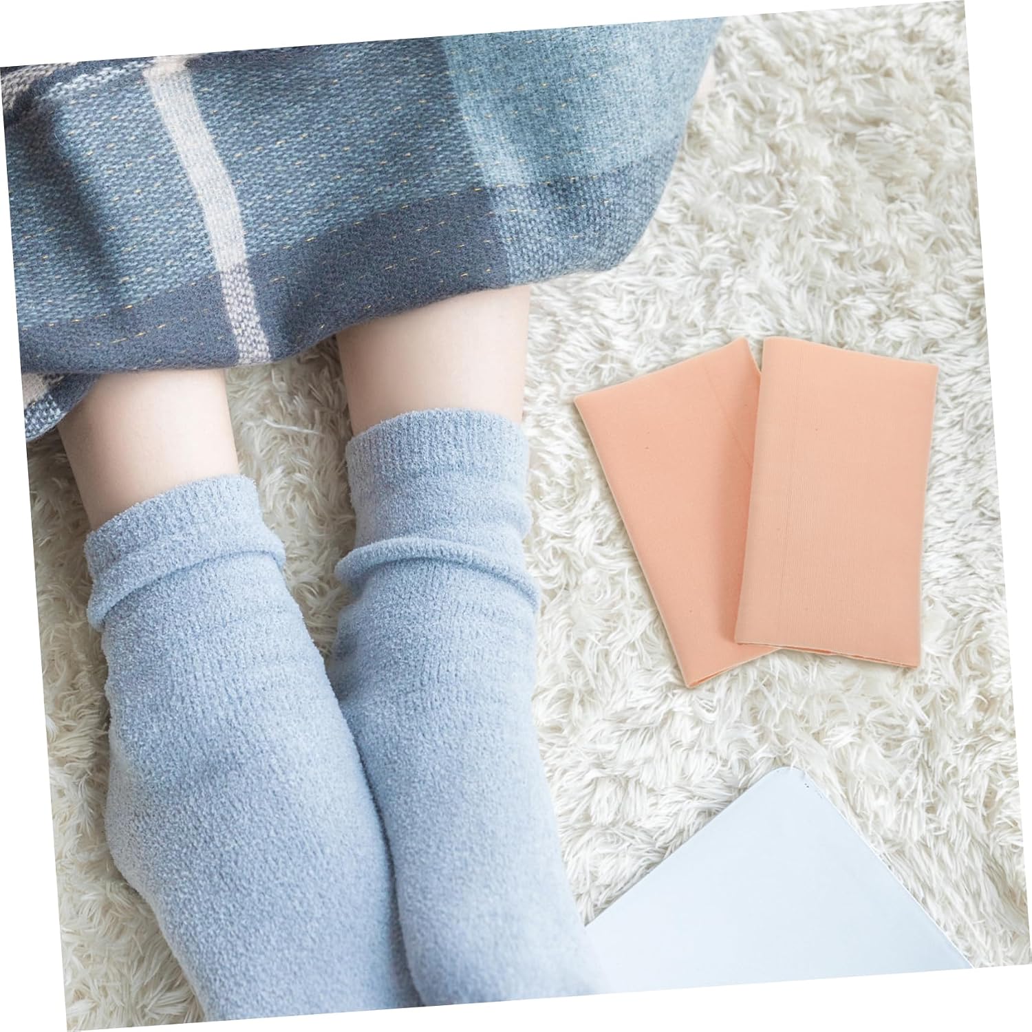 CALLARON Moisturizing Heel Sleeves for Dry of Softening Support Socks for Men and Women Comfortably Alleviates Hard Skin and Heels