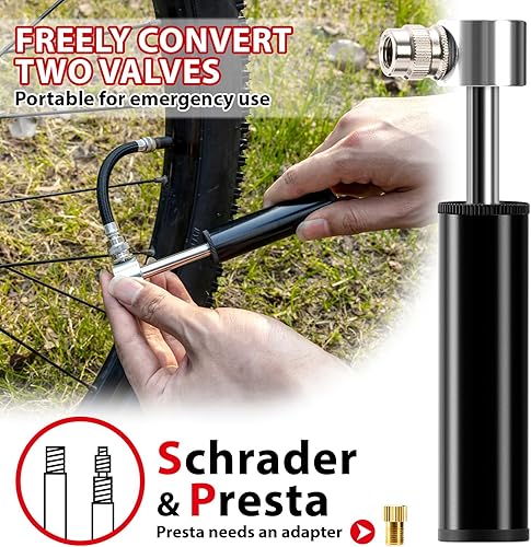 Miniatura 5 de EMERK Kit de herramientas de reparación de bicicletas kit de herramientas múltiples para bicicleta con mini bomba, herramienta reversible de