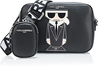 KARL LAGERFELD Paris Women's Maybelle Graphic Camera Crossbody