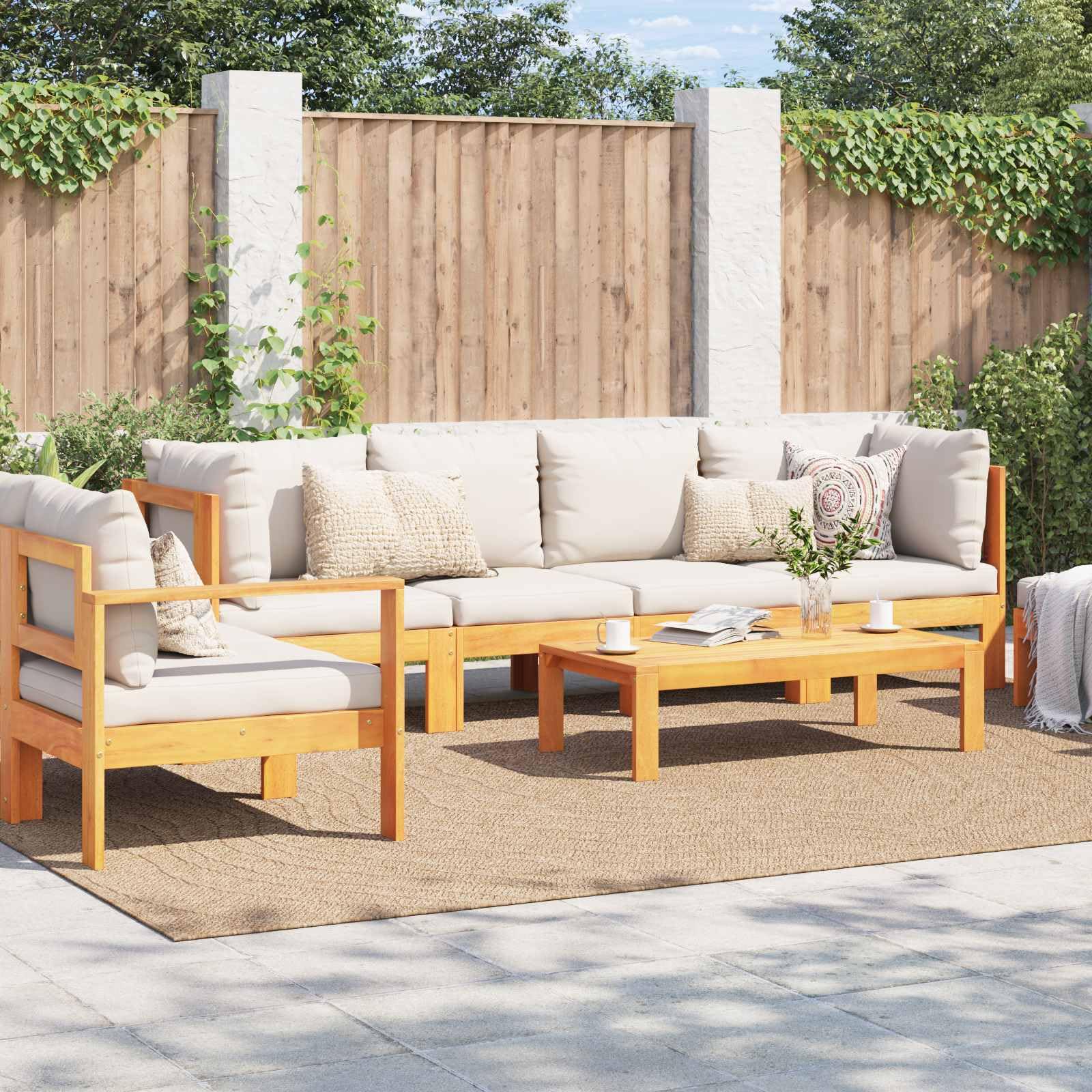 AGIRA Moiré Alfombra de salón, 280 x 200 cm, natural, lavable, de poliéster resistente con base antideslizante para salón, pasillo y terraza