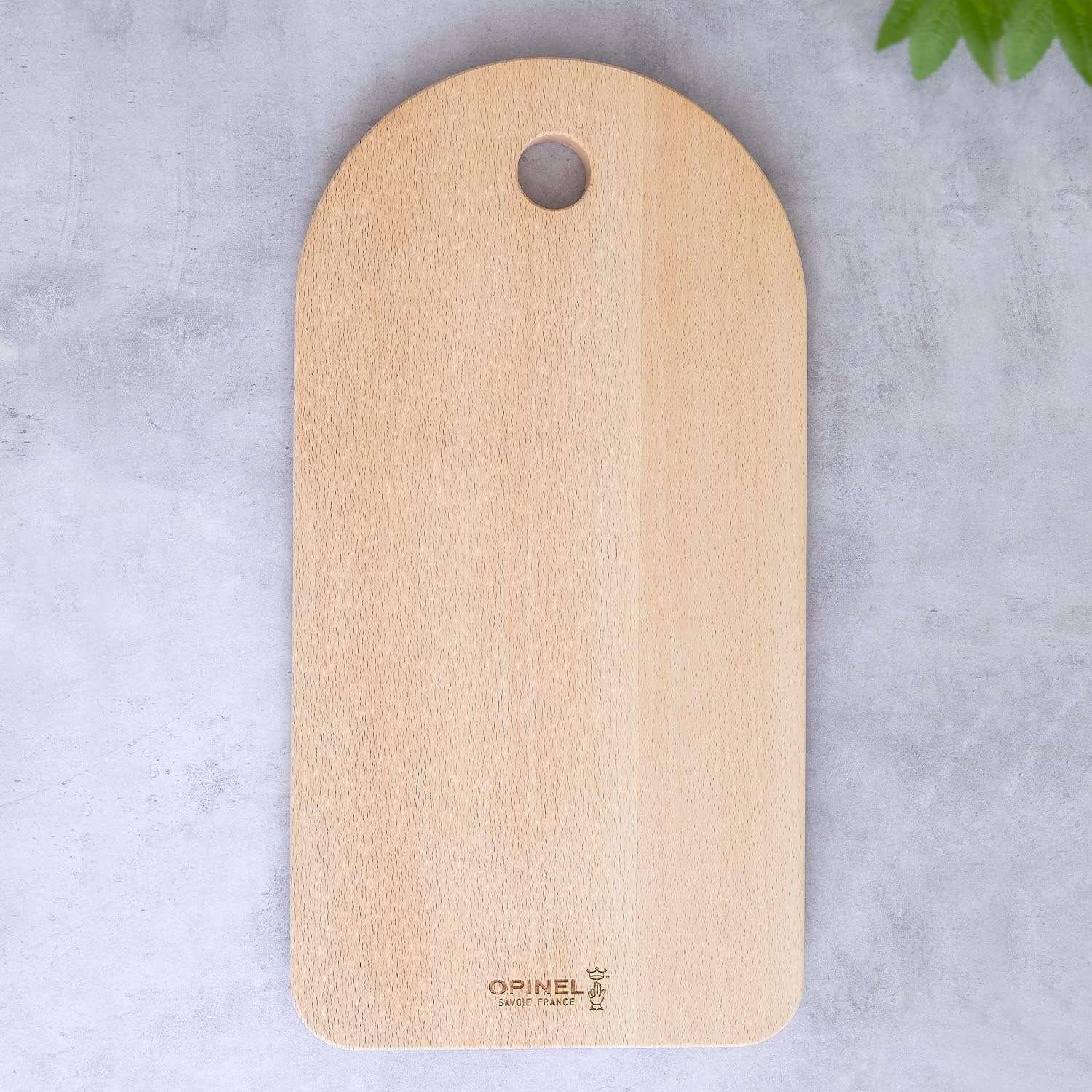 Opinel X Big Game Beech Wood Cutting Board, Lightweight and Minimalist Design, Indoor or Outdoor Kitchen, Cooking Prep, Cheese Platter Picnic Board, (Medium/Classique)