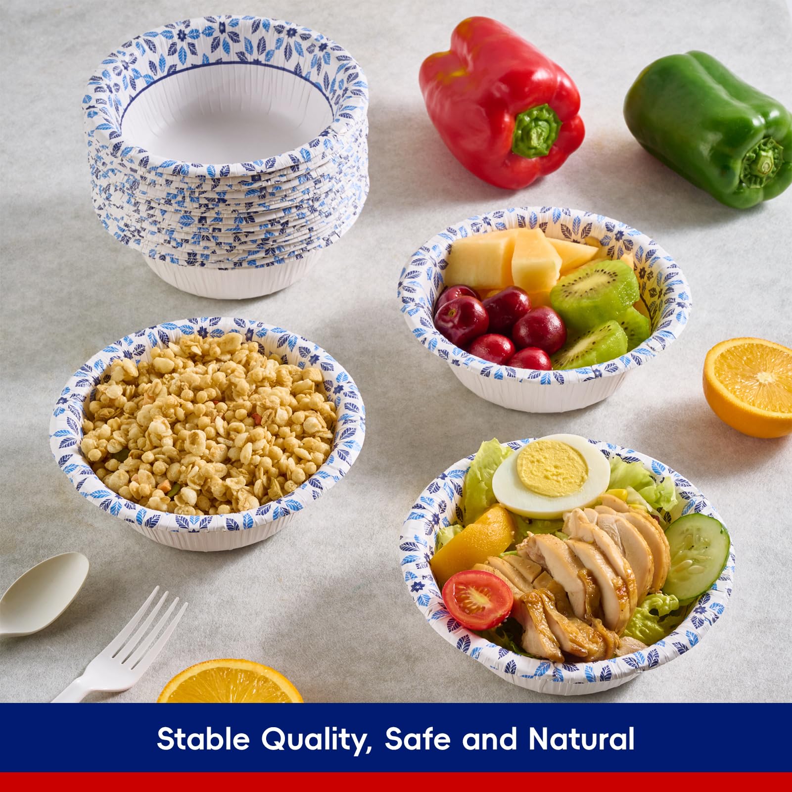 JOLLY CHEF Paper Bowls - 156 Count -6