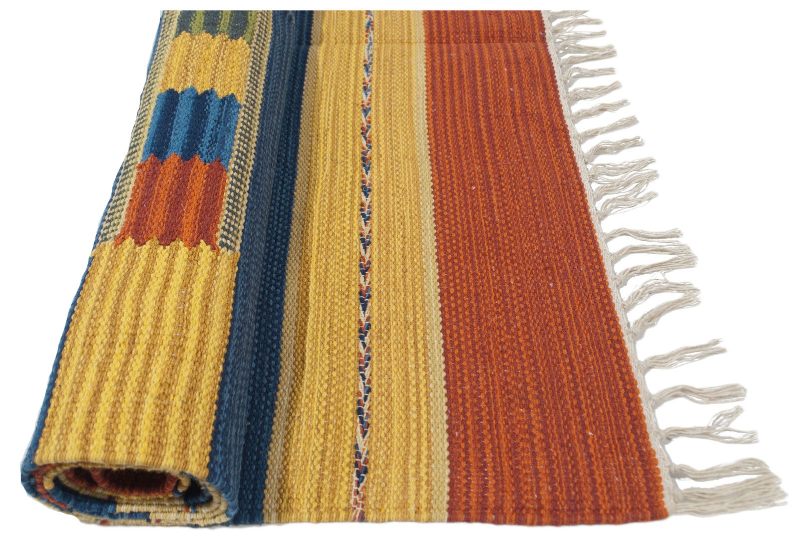 Galleria Farah1970 - 200x60 CM Kilim Autentico, Originale e Fatto a Mano Ideale Per il Corridoio , Ufficio , Seconda Casa e la Cucina ( LAVABILE IN LAVATRICE )