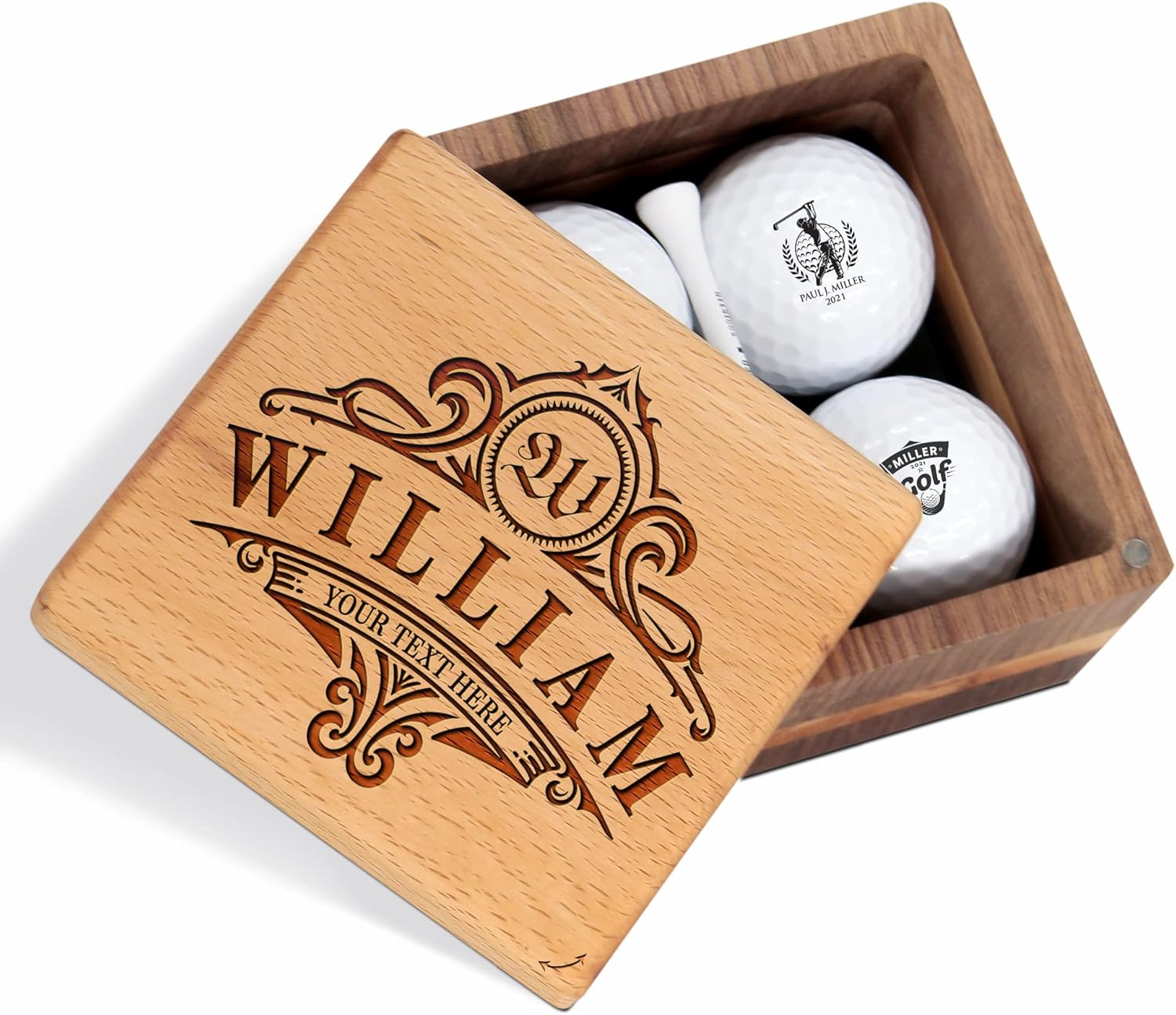 Personalized Golf Gift for Men Women Custom Golf Set