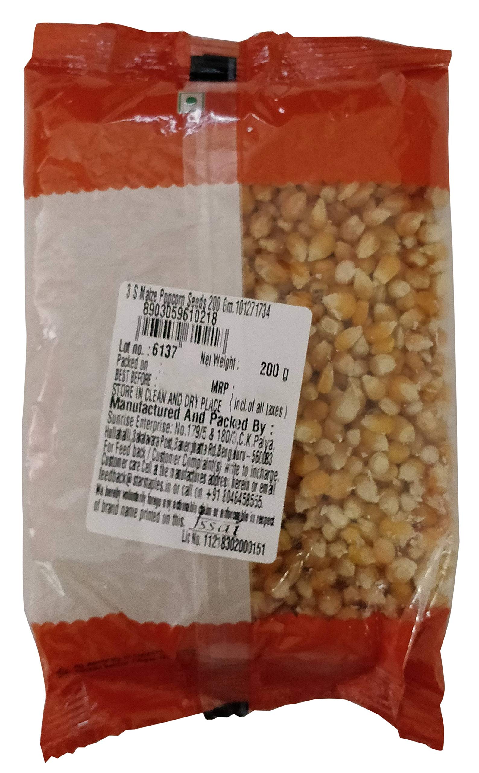 3 S Maize Popcorn Seeds, 200g - Image 2 thumbnail