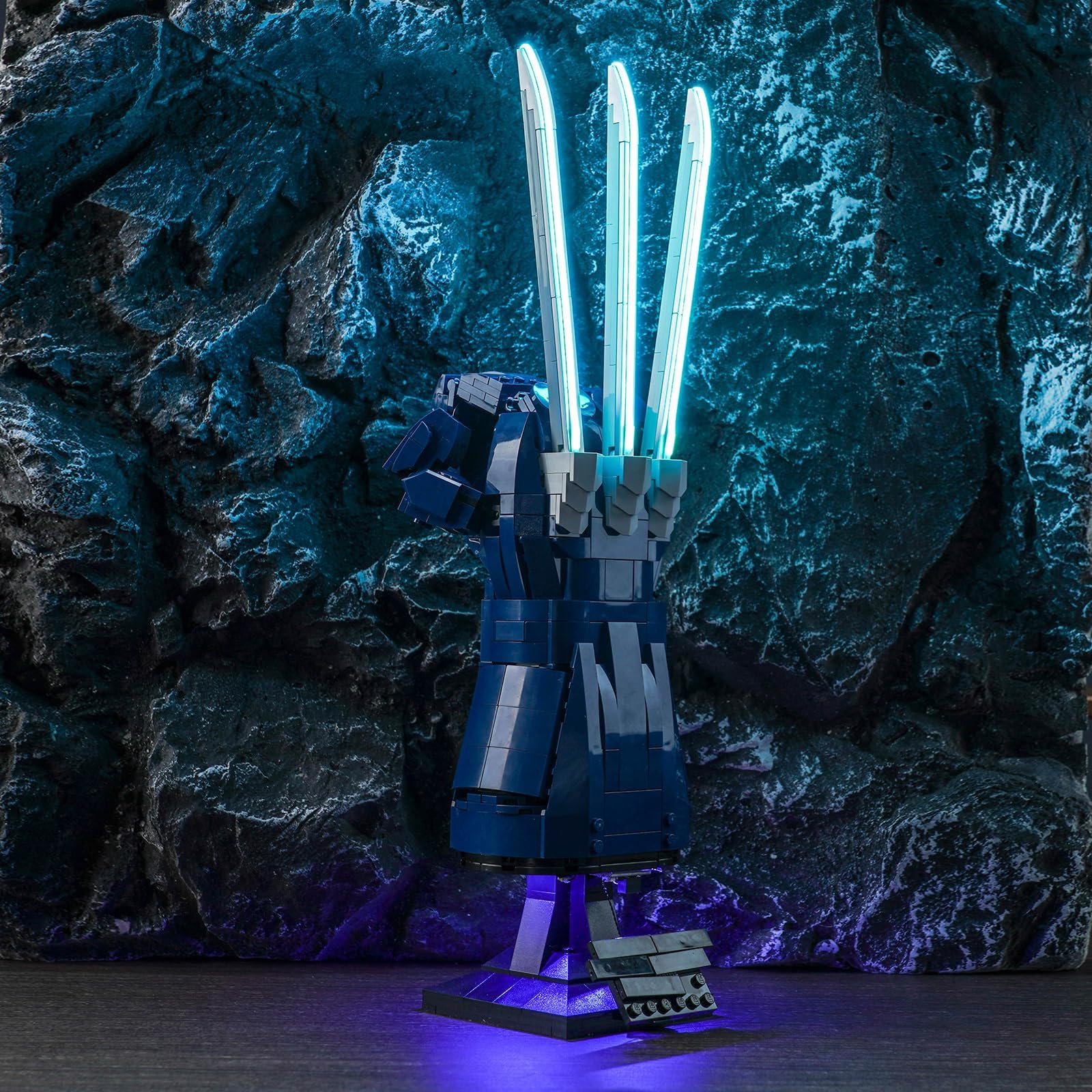 LocoLee LED Light Kit Compatible with LEGO Wolverine's Adamantium Claws 76250, Upgraded Light Control Creative Lighting Set Accessories Compatible with LEGO 76250 Building Set (Lights Only, No Models)
