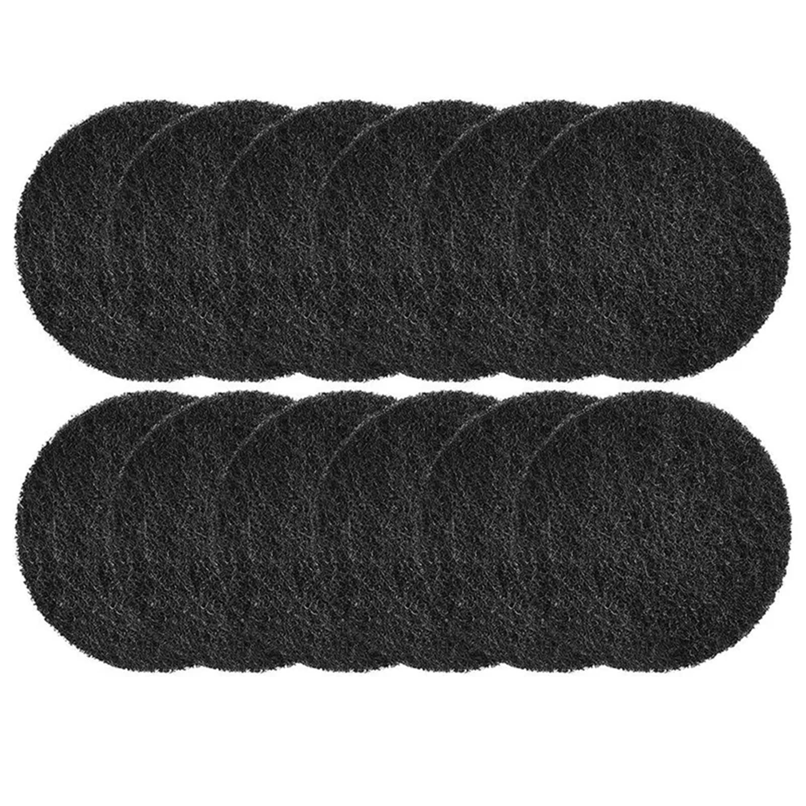Küchen-Kompostbehälter-Filter, Aktivkohleersatz, Abfalleimer, absorbierende Filter, Aktivkohle, reinigender Deodorierer für Dosen, Komposteimer, rund (48 Stück)
