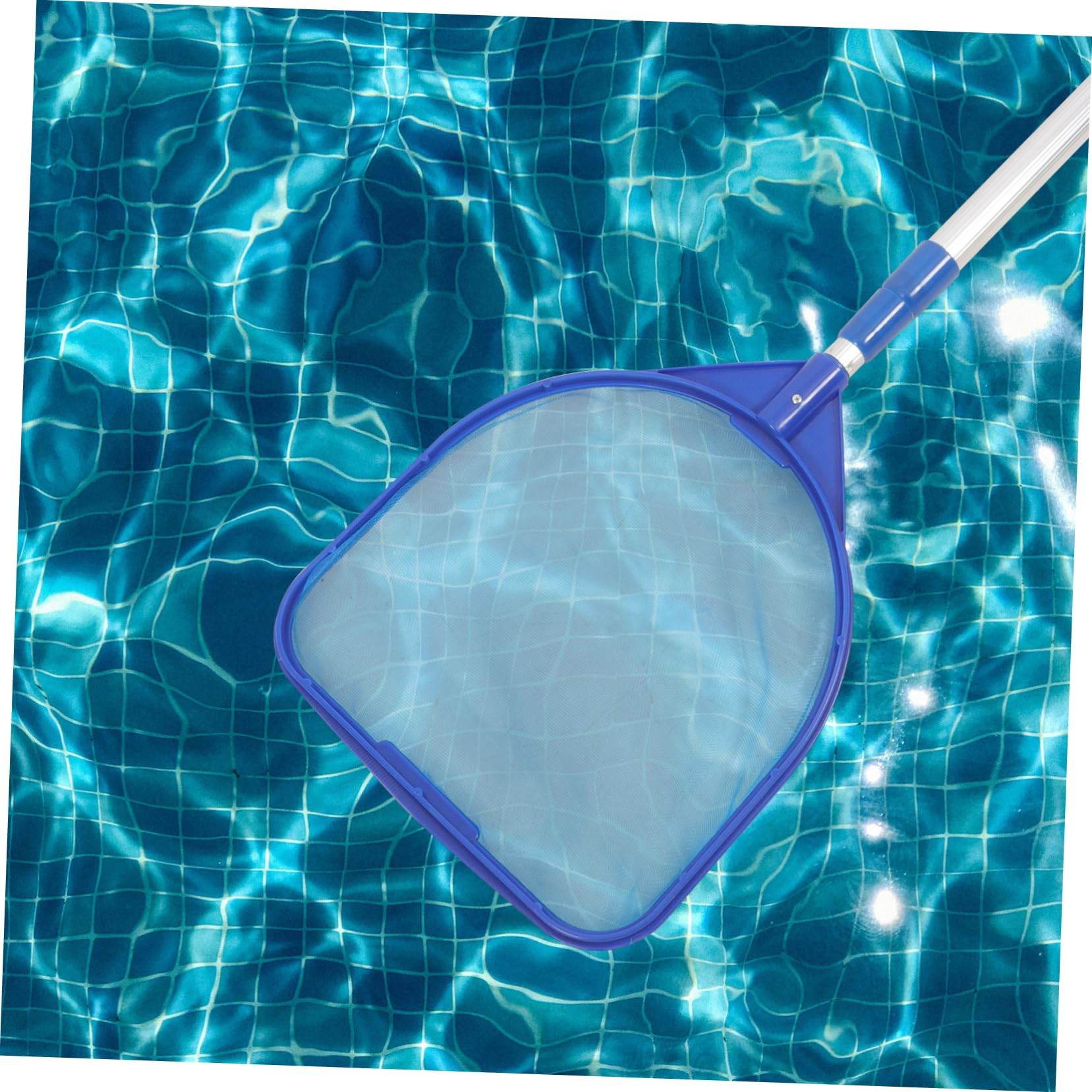 ÉPuisette TéLescopique pour Nettoyage De Piscine Outil Polyvalent en Plastique Et Aluminium pour Retirer DéBris Et Feuilles 132 Cm