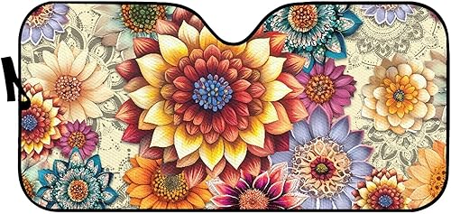 Miniatura 2 de Clohomin - Parasol para parabrisas de coche, bloquea los rayos UV, protector de visera, parasol para mantener tu vehículo fresco, ajuste universal