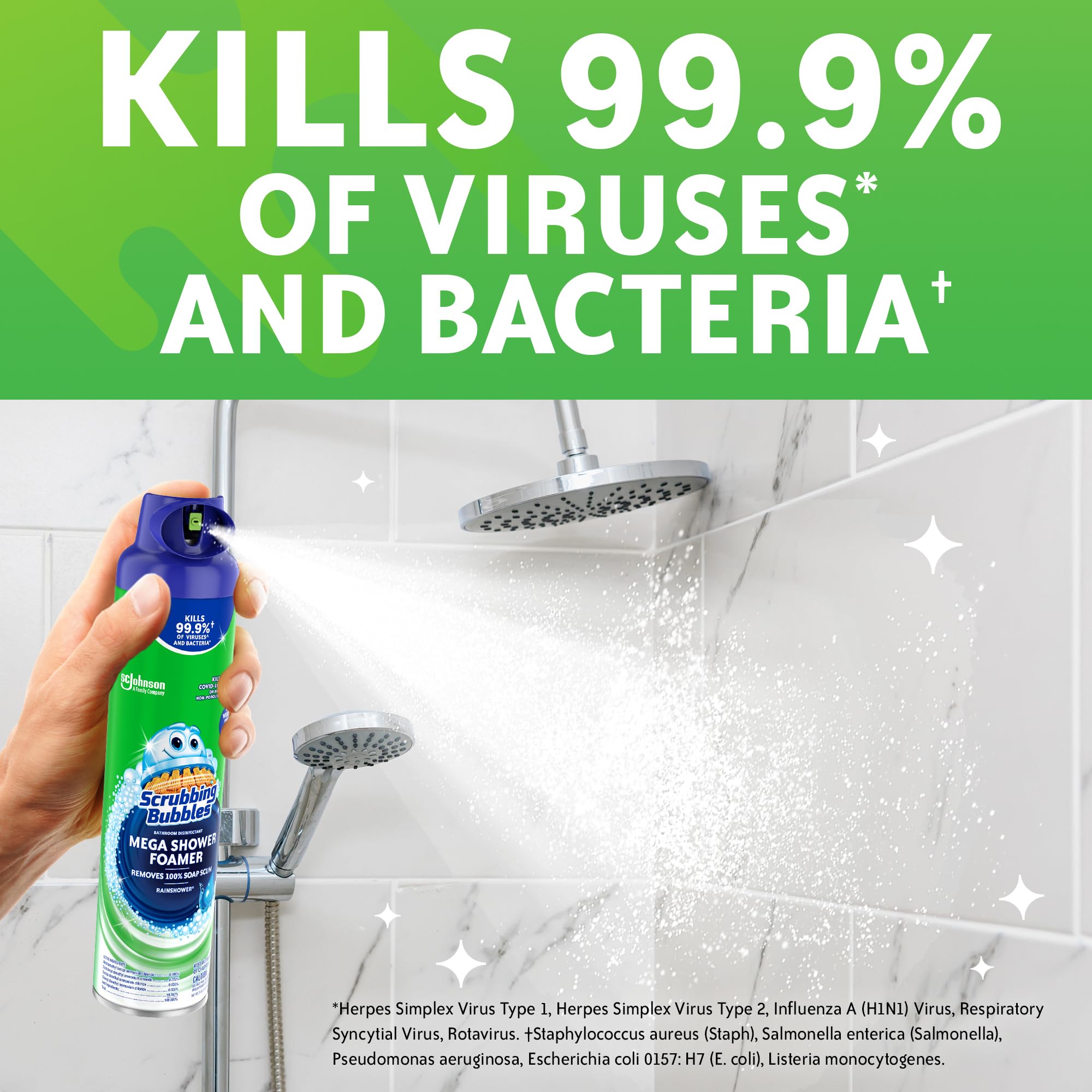 20oz Pack of 2 Bathroom and Shower Foamer Aerosol A236075