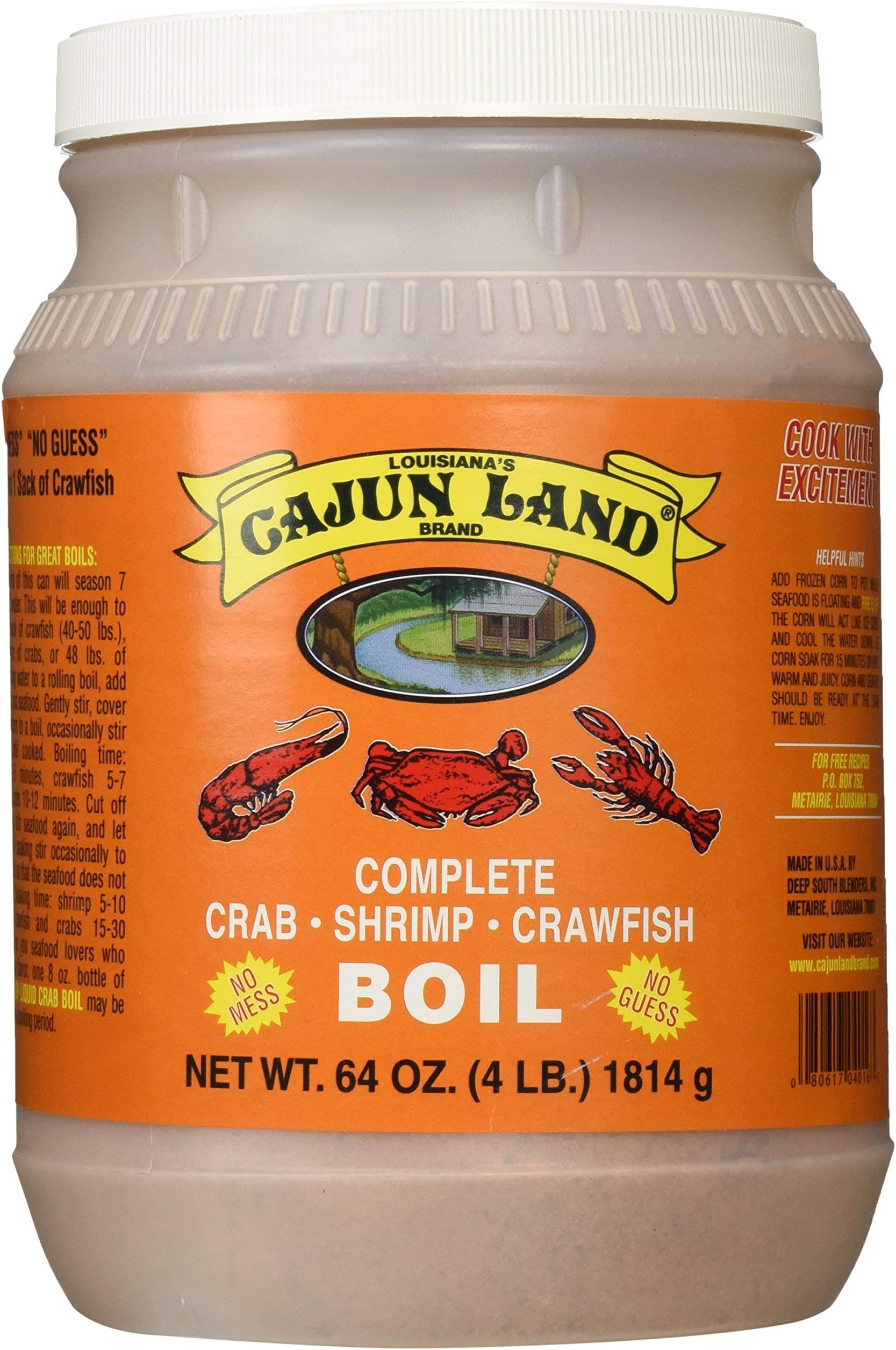Cajun Land Complete Boil 64 oz Pack of 3