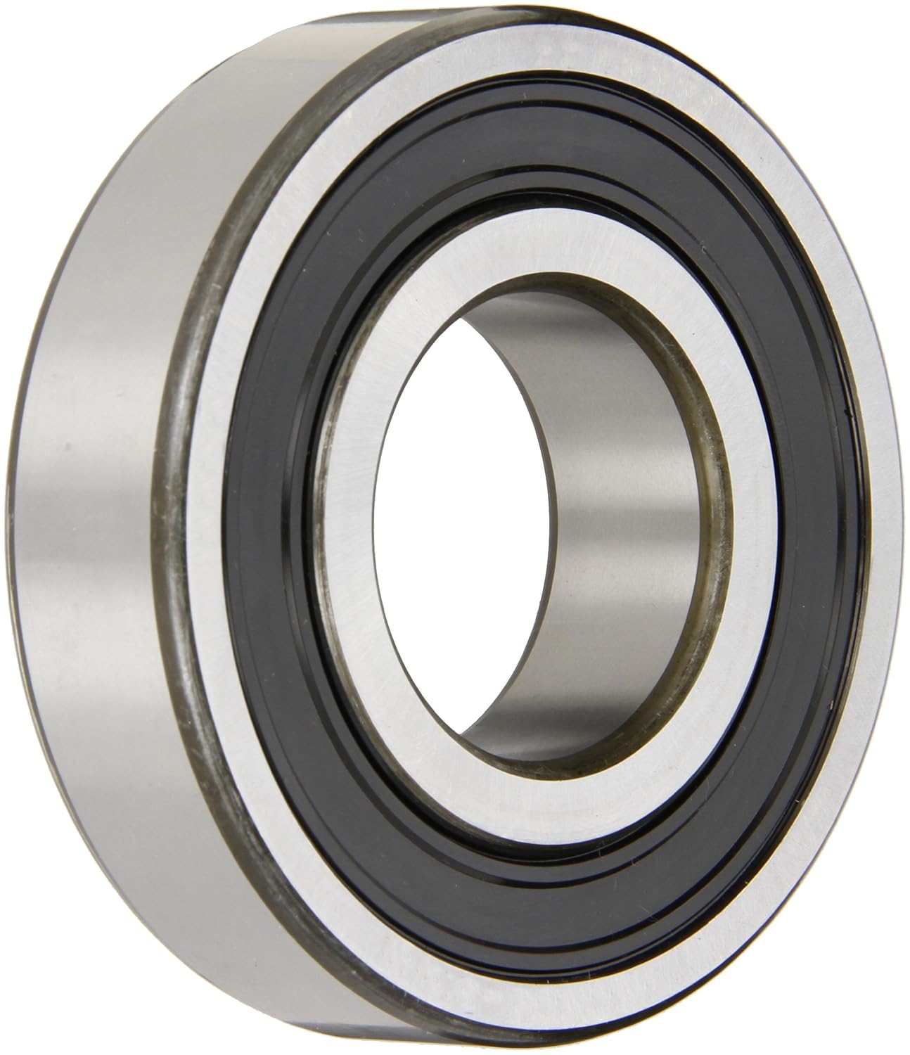 SKF 6309-2RS1 Radial Bearing, Single Row, Deep Groove Design, ABEC 1 Precision, Double Sealed, Contact, Normal Clearance, Steel Cage, Metric, 45mm Bore, 100mm OD, 25mm Width