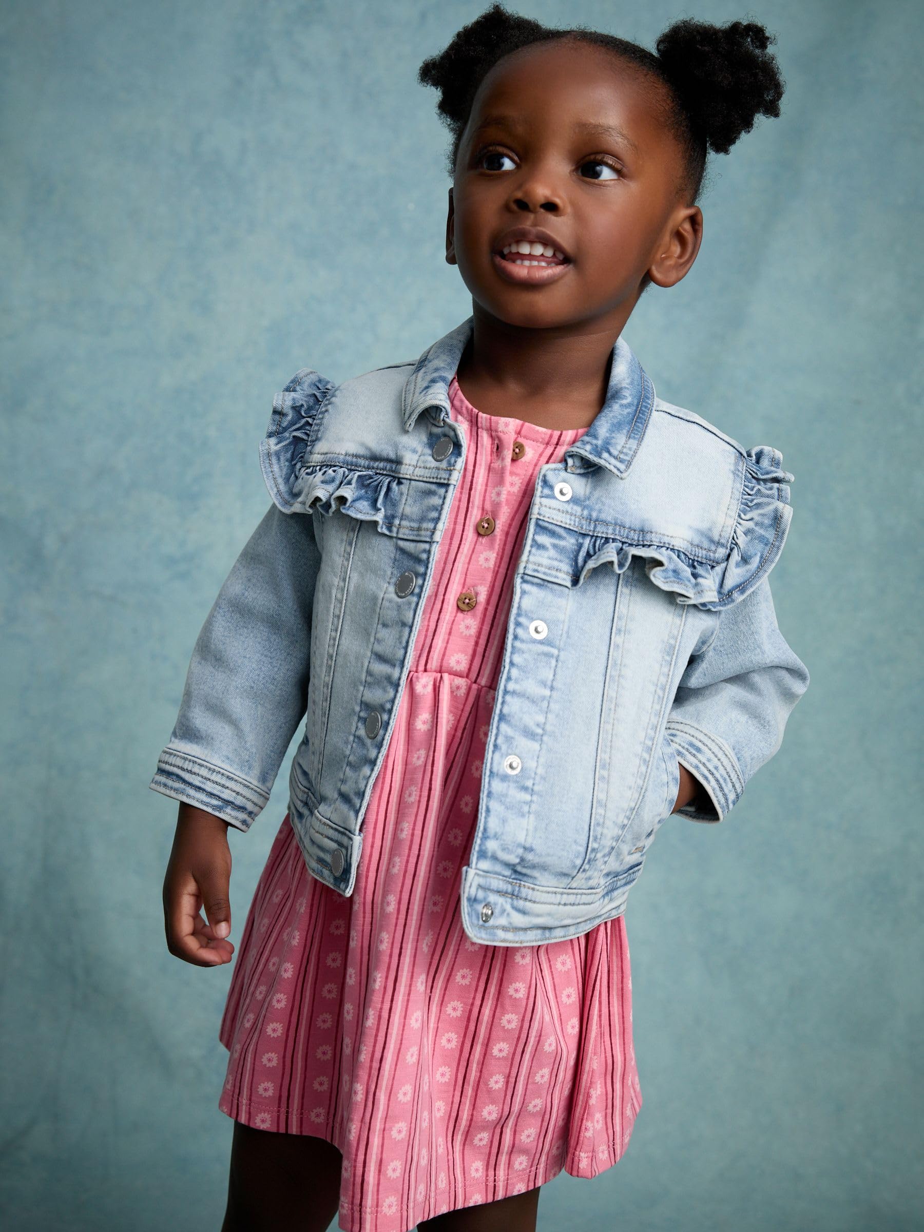 NEXT Fille Veste en Jean à Volants
