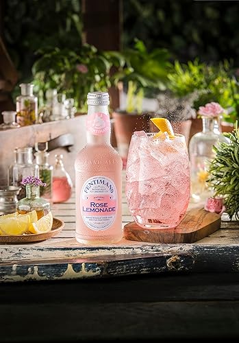 Miniatura 4 de Fentimans Limonada de rosas, limonada ligeramente espumosa, elaborada botánicamente, limonada de rosas, 9.3 fl oz (paquete de 24)