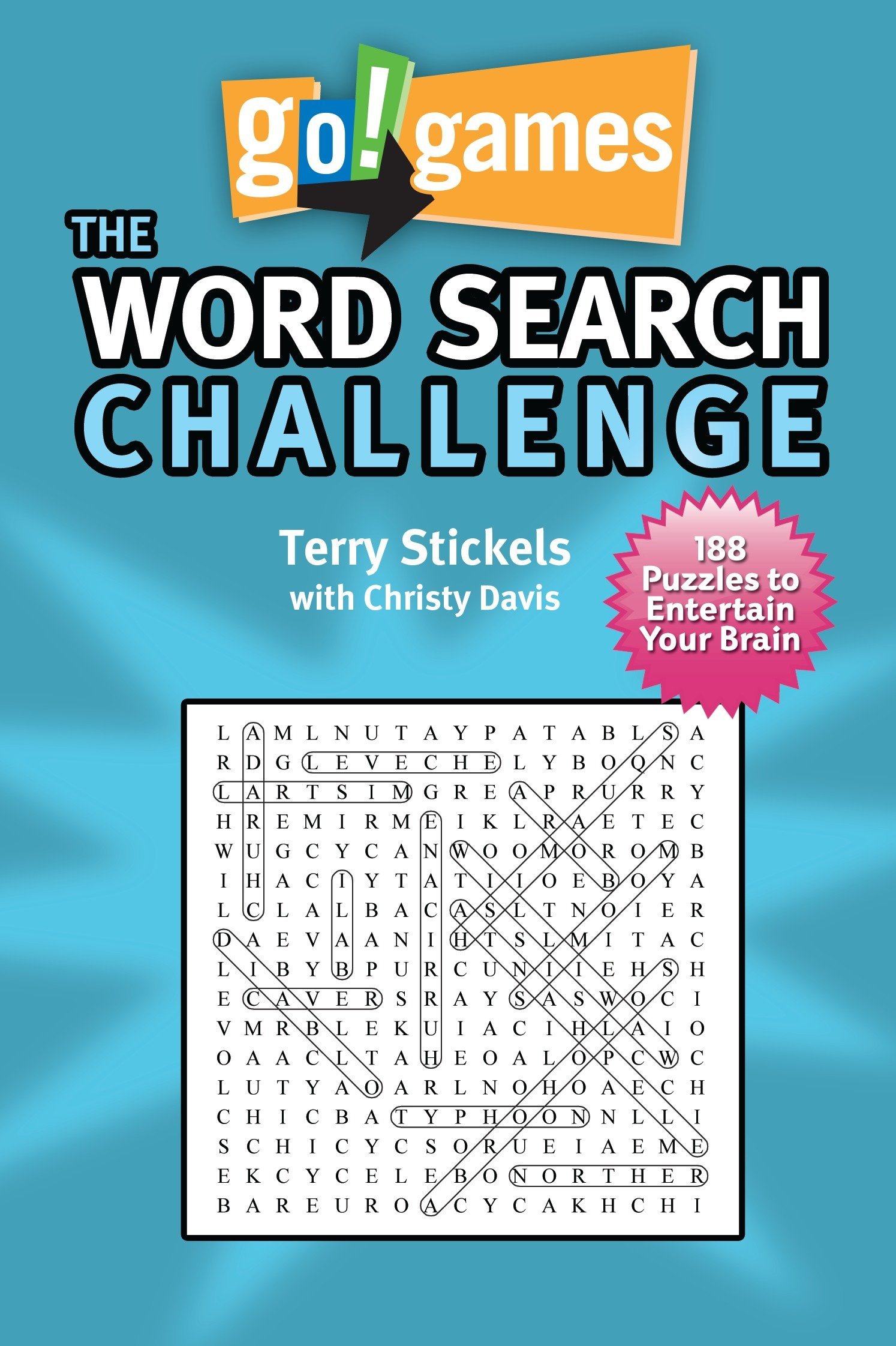 Imagine Go!Games The Word Search Challenge: 188 Entertain Your Brain Puzzles