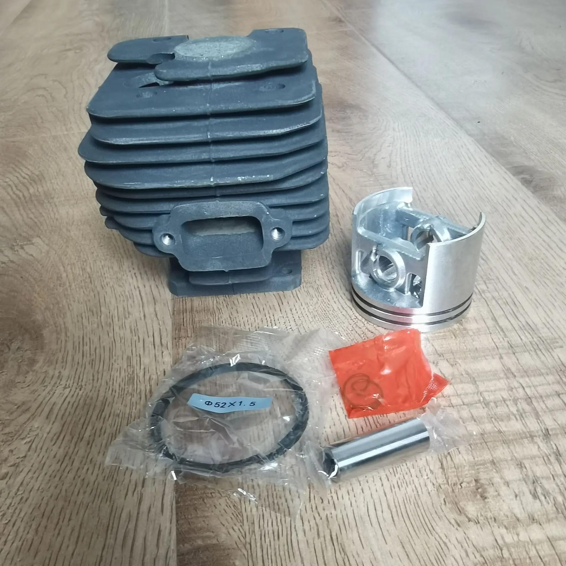 DUNLAP Zespół tłoka cylindra do części zamiennych do pił łańcuchowych MS381 pokrytych Nikasilem 52MM