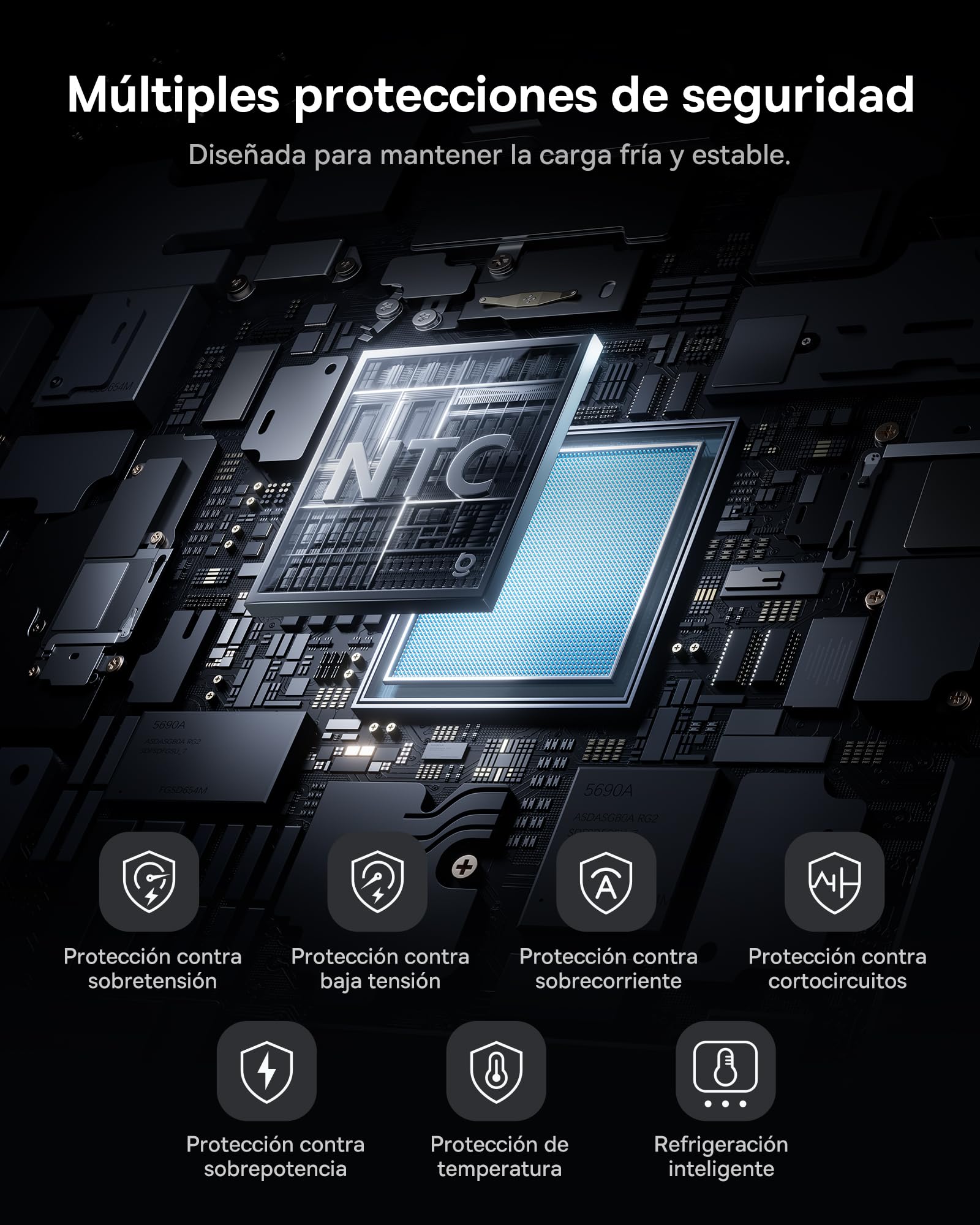Baseus AC22 Mini Powerbank 20000mAh, Batería Externa Portátil Carga Rápida PD 45W con Cable USB-C Integrado, Power Bank Compacta para iPhone 17/16/15, Samsung S26/S25 Ultra, iPad y Pixel 10/9