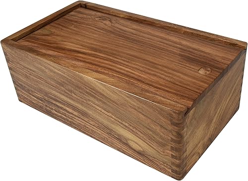 Miniatura 3 de CHESSBAZAAR Wooden Large Tournament Chess Storage Box in Sheesham Wood for up to 4.5" King Size Chess Set