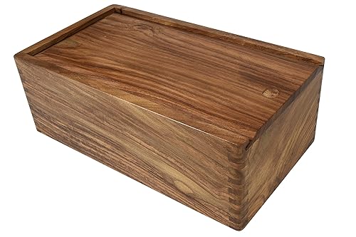 Miniatura 3 de CHESSBAZAAR Wooden Large Tournament Chess Storage Box in Sheesham Wood for up to 4.5" King Size Chess Set