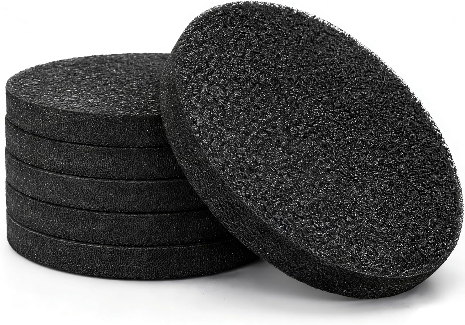 Fx4 Carbon Filter Pads Compatible with Fluval FX4 FX5 / FX6 Canister Filter,Replacement Carbon Impregnated Foam Pads Aquarium Filter Media Pack of 6