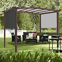 Vista 1 de NIMOSA Pérgola - Toldo de repuesto para toldos para exteriores, impermeable, universal, cubierta superior de toldo para estructura de pérgola