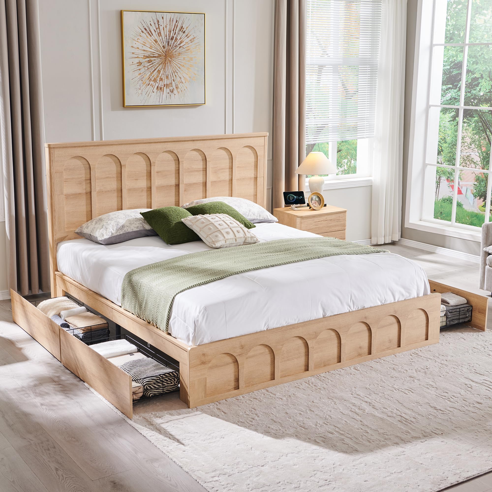 ACCOHOHO King Bed Frame