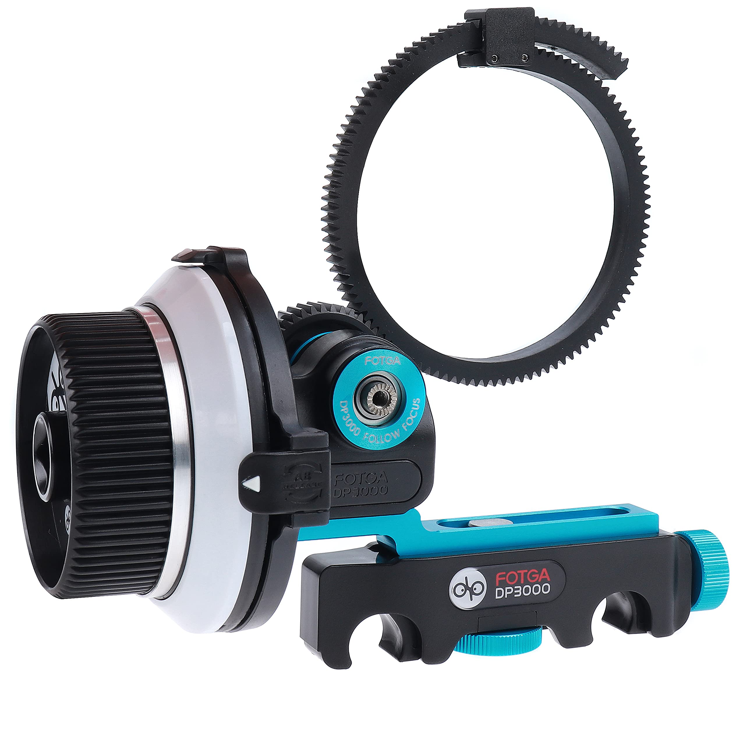 foto4easy Foto4easy Quick Release Follow Focus with Gear Ring Belt for Sony Canon Nikon DSLR Camera 