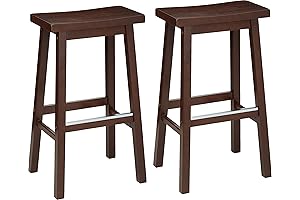 Amazon Basics Solid Wood Counter Height Stools(Set of 4)