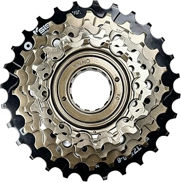 6 Speed Bike Freewheel, MF-TZ500-6 Bicycle Freewheel 14-28T Multiple Freewheel Cycling Replacement Part