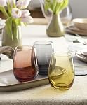 Oneida 897854 Verres à vin sans pointes d'or, ensemble de 4