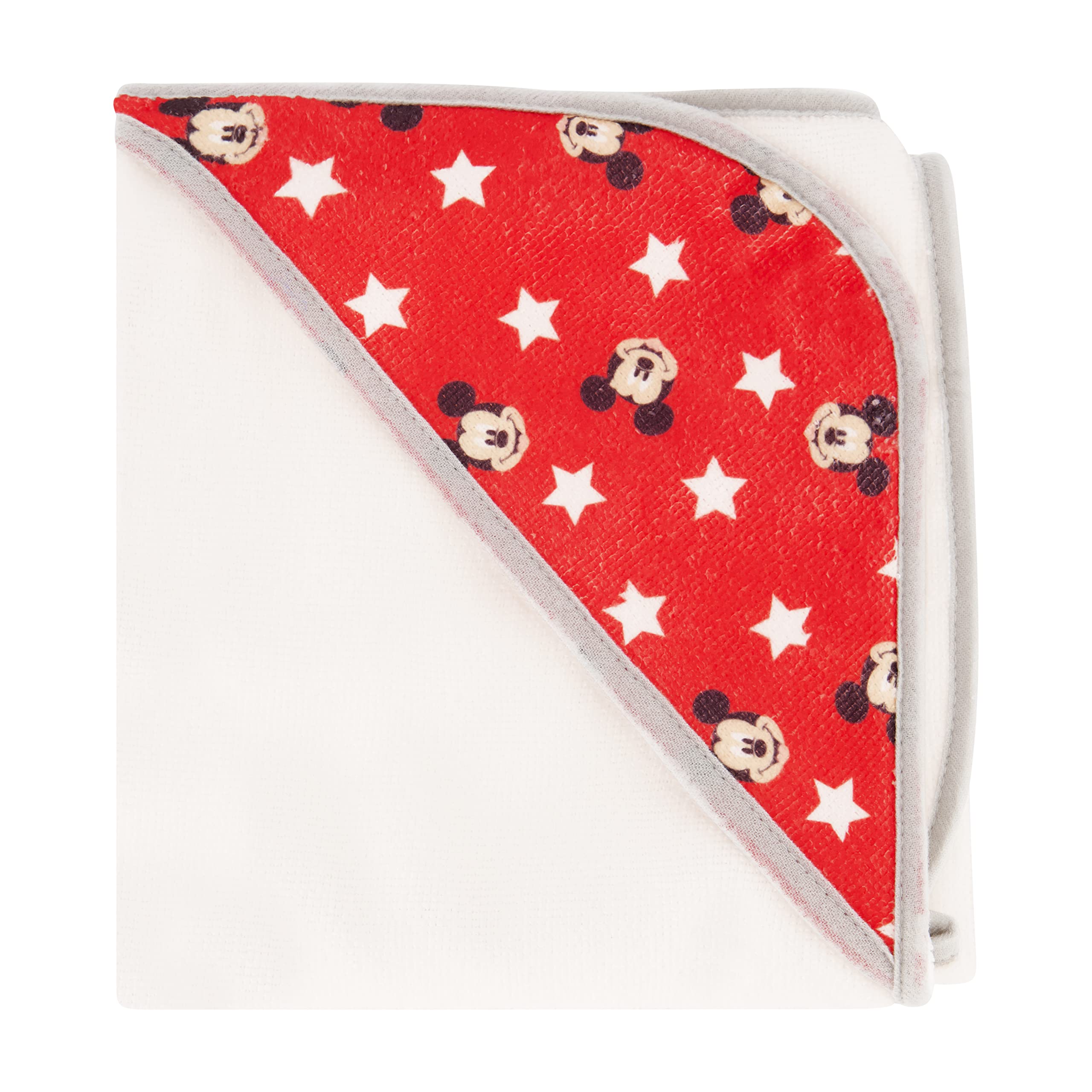 Disney Hooded Baby Towel and Baby Washcloths | Nursery Character Baby Towels and Washcloths | 2 Baby Bath Towels and 8 Washcloths for Baby Girls or Boys