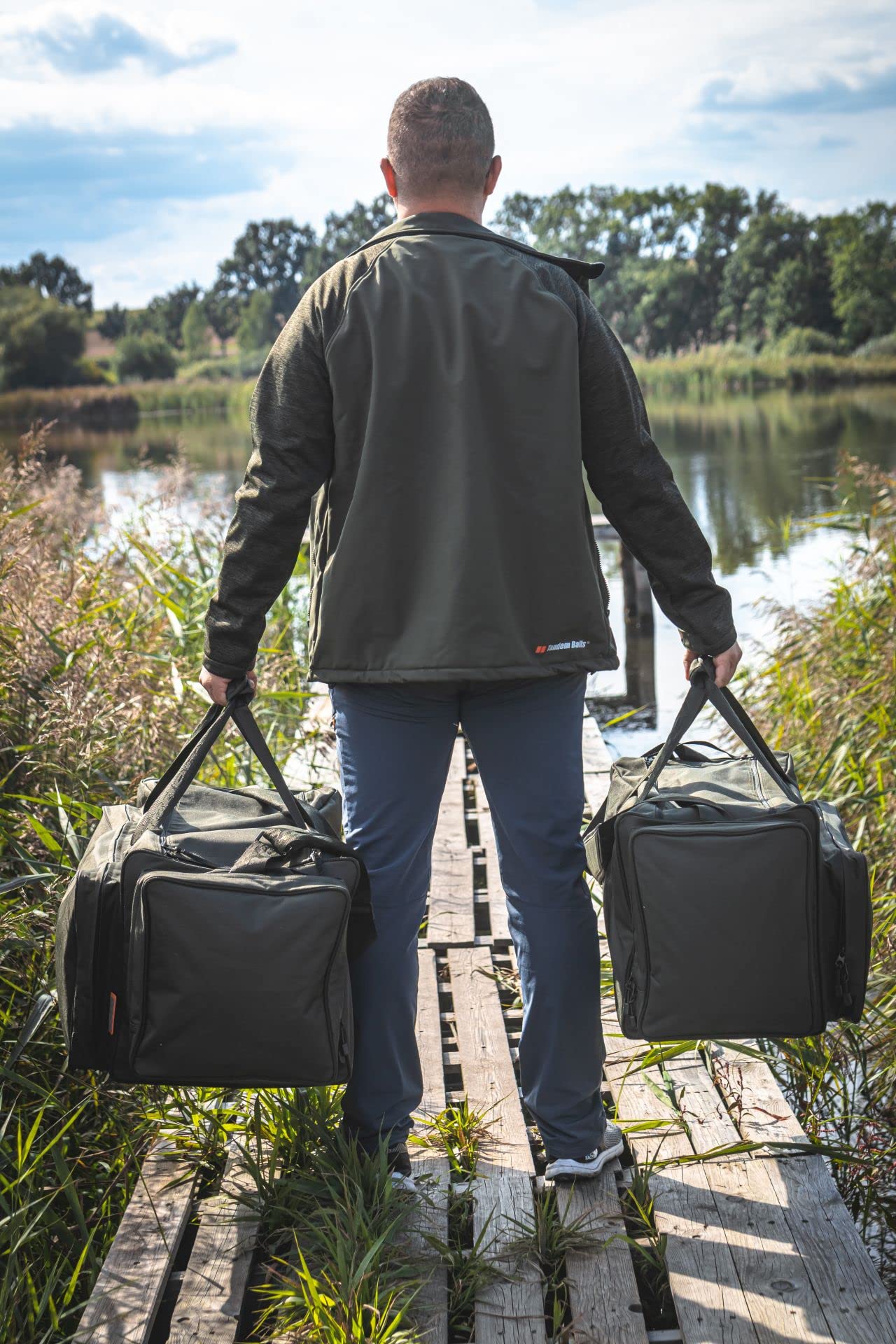 Tandem Baits Enforcer Carryall XL Borsa da Pesca Grande Borsone Carpfishing Accessori Attrezzatura da Pesca