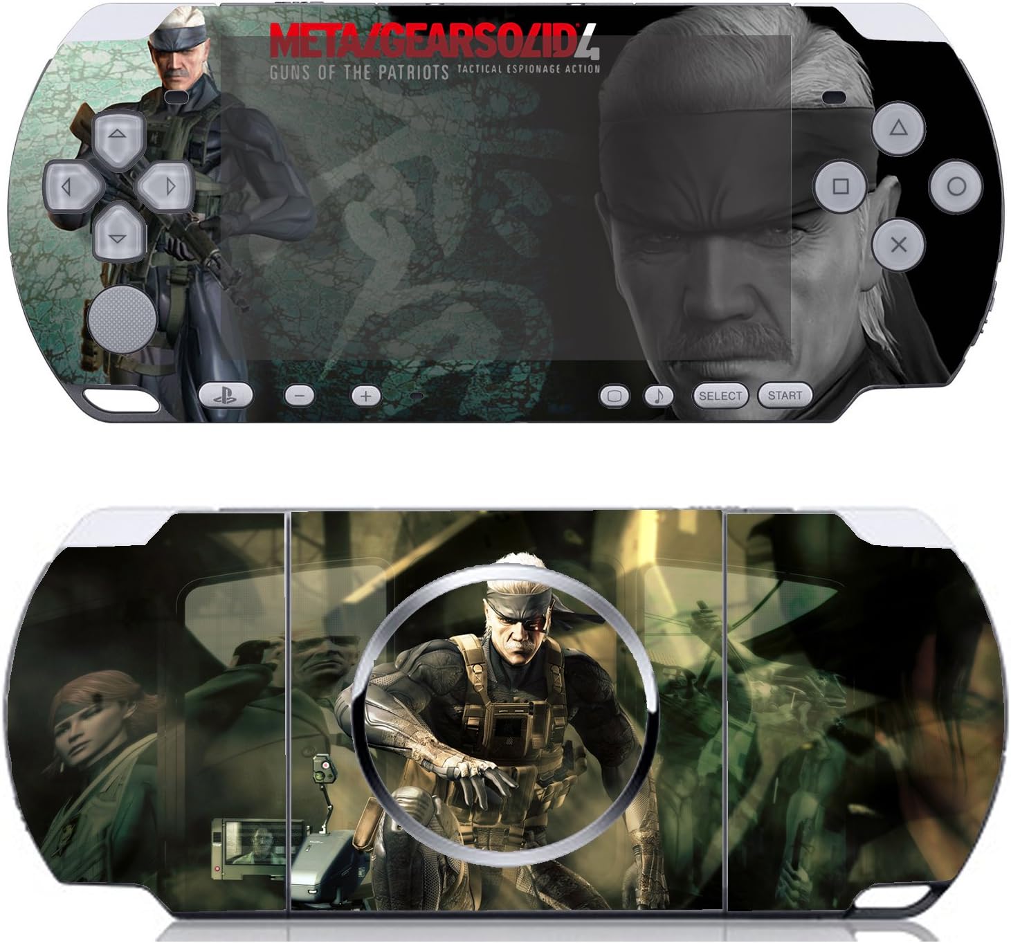 Metal Gear Solid Vinyl Decal Skin Sticker for Sony PSP 3000